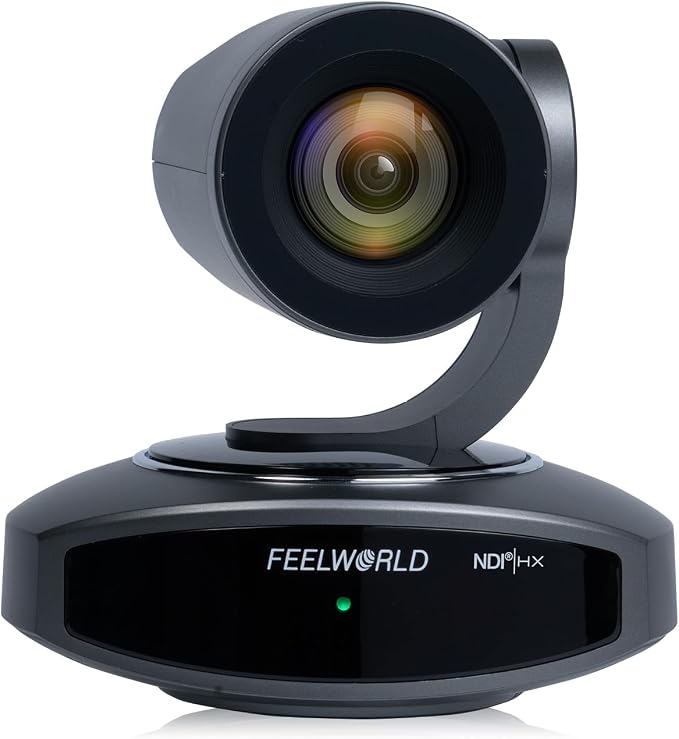 FEELWORLD NDI10X NDI PTZ Camera 4K Resolution 10X USB HDMI POE NDI HX2 by Feelworld