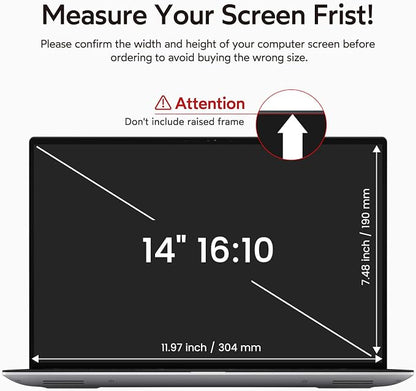 BERSEM 14 Inch Laptop Privacy Screen - Image 6
