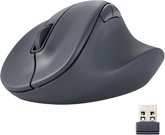 ELECOM Wireless Ergonomic Shape Mouse, 2.4GHz by ELECOM