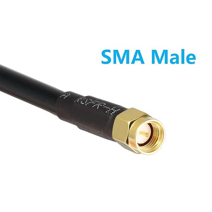 3ft N Male to SMA Male Cable, SMA to N Cable 50 ohm Ultra Low Loss KMR240 - Image 2