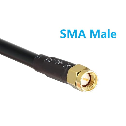 12ft N Male to SMA Male Cable, SMA to N Cable 50 ohm Ultra Low Loss KMR240 - Image 2