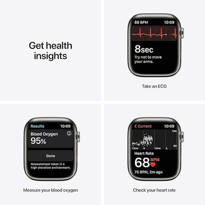 Apple Watch Series 7 Graphite Stainless Steel Case - Image 4