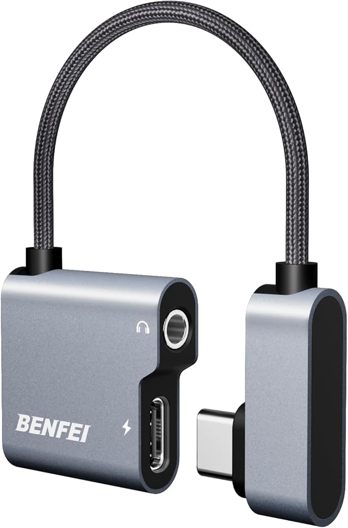 BENFEI USB C to Audio Jack Adapter by BENFEI