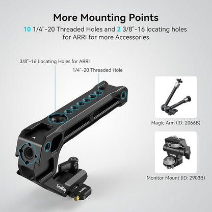 SMALLRIG Lightweight NATO Top Handle, Quick Release NATO Grip w/NATO Rail - Image 5