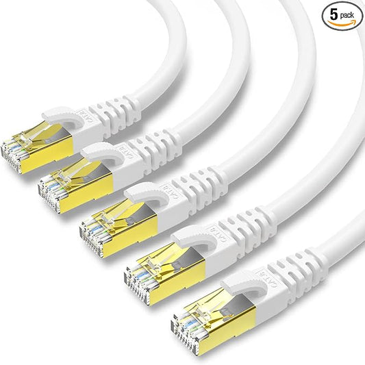 KASIMO CAT 8 Ethernet Cable Shielded SFTP Internet Network Patch Cord, Heavy by KASIMO