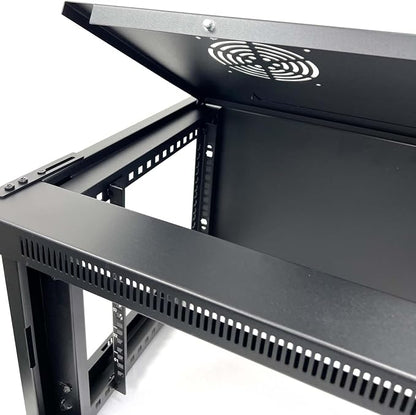 Aeons 6U FlexFrame Folding Wall Mount Server Cabinet 19-inch Fold-Out Rack - Image 7