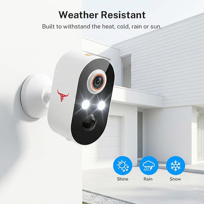1080P Wireless Security Camera Outdoor, Battery Powered, AI Human Detection - Image 7