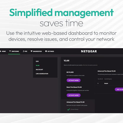 NETGEAR 12-Port Multi-Gigabit Easy Smart Managed Switch - Image 5