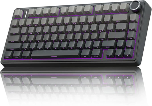 AULA F75 Pro Wireless Mechanical Keyboard, 75% Hot Swappable Custom Keyboard by AULA