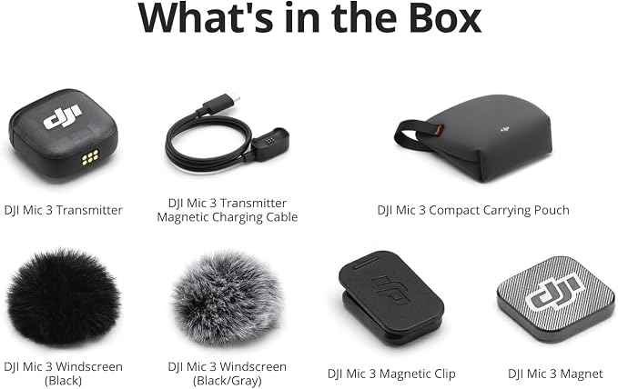 DJI Mic 3 Transmitter, Wireless Mini Microphone - Image 7