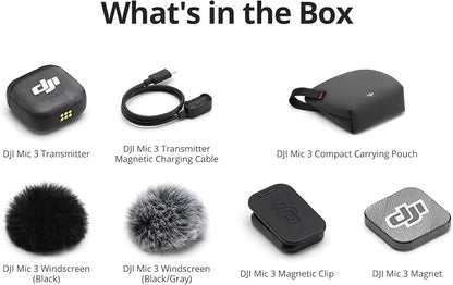 DJI Mic 3 Transmitter, Wireless Mini Microphone - Image 7