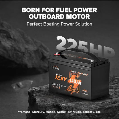 Litime 12V 140Ah Bluetooth Dual Purpose 1000 CCA Marine Battery - Image 5