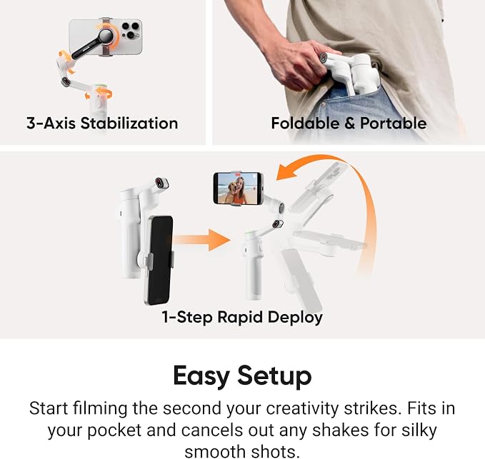 Insta360 Flow 2 Pro Creator Bundle Grey - Image 4