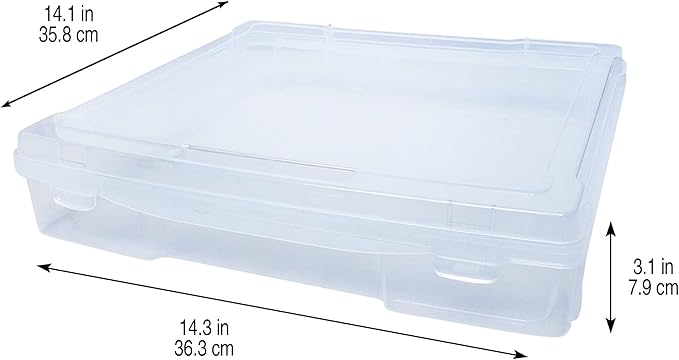 12” x 12” Plastic Scrapbook Storage Case by Simply Tidy - Image 5
