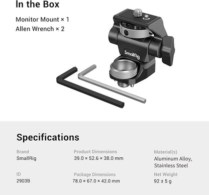 SmallRig Adjustable Camera Monitor Mount - Image 8