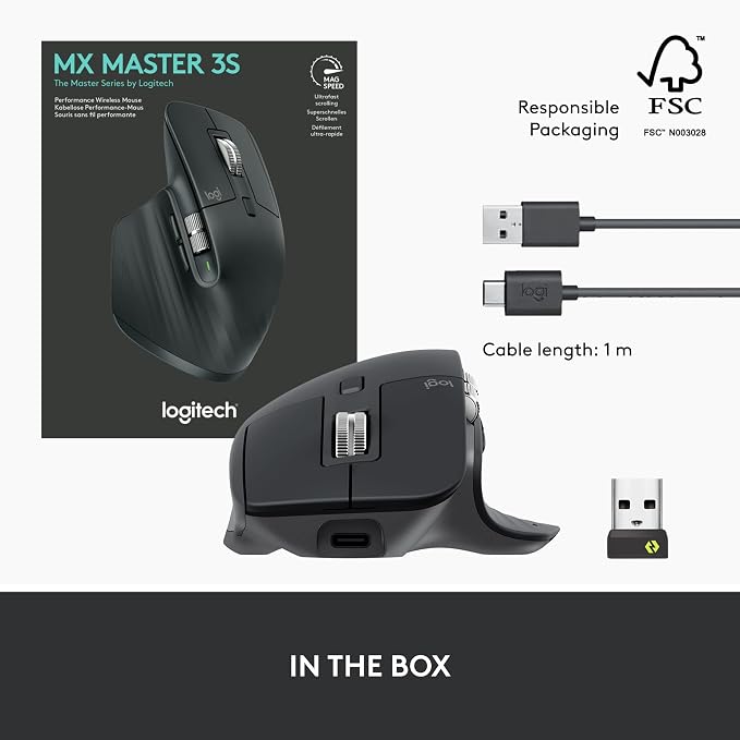 Logitech MX Master 3S Wireless Mouse Standard Edition - Image 10
