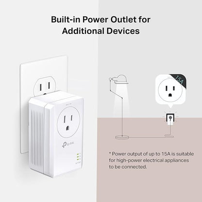 TP-Link AV1000 Powerline Ethernet Adapter Kit - Image 3
