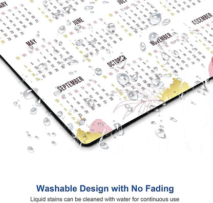 Mouse Pad, 2025 Calendar Mouse Pads, Cute Square Mouse Mat Waterproof Non-Slip - Image 5
