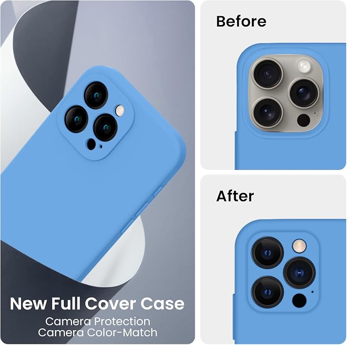 FireNova Designed for iPhone 15 Pro Max Case, Silicone Upgraded Phone Case with - Image 3