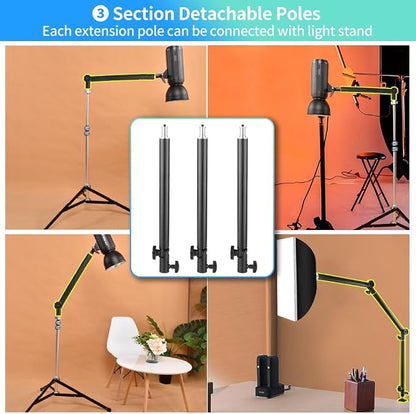 Heavy Duty Overhead Camera Desk Mount Stand 14.5"-41" - Image 3