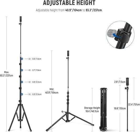 NEEWER 71" Phone Tripod Stand - Image 2