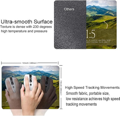 Mouse Pad, Mountains Mouse Pad Custom Design, Square Waterproof Mouse Pad - Image 3