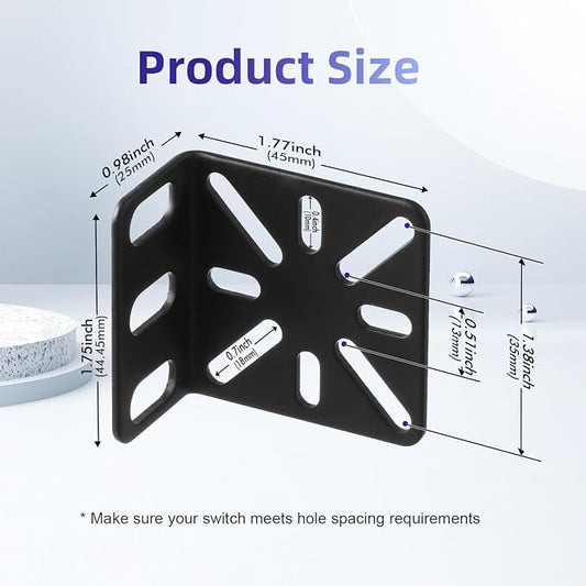 Rack Mount Kit for 17.3 inch Switches, Adjustable Rack Ears for Buffalo Tech - Image 2