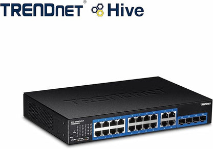 TRENDnet 20-Port Gigabit Web Smart Switch, 16 x Gigabit Ports, 4 x Shared - Image 4