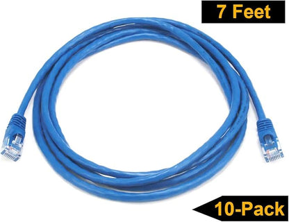 iMBAPrice 10' Cat5e Network Ethernet Patch Cable, 10 Pack - Image 4