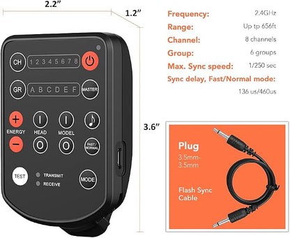 AODELAN Wireless Flash Trigger Transmitter - Image 6