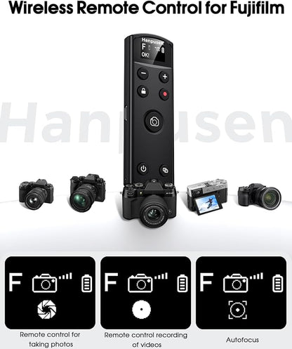 for Fujifilm Camera Remote Control, Hanpusen Rechargeable Wireless Shutter - Image 4
