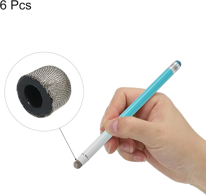 MECCANIXITY 6pcs 7mm Stylus Pen Fine Tips Conductive Fiber Capacitive Touch - Image 3
