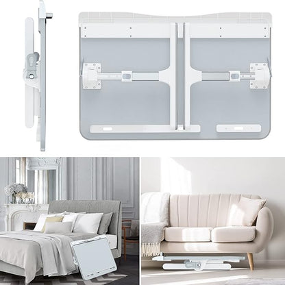 Laptop Bed Desk with Adjustable Heights and Angles, Upgraded-Sturdy Foldable - Image 6