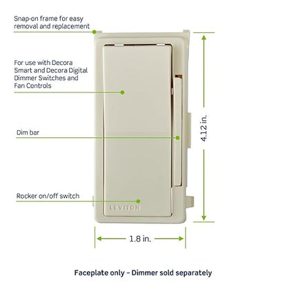 Leviton Decora Digital Dimmer Switch Color Change Faceplate - Image 2