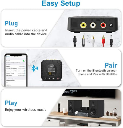 1Mii B06HD+ Hi-Res Bluetooth 5.1 Music Receiver - Image 4