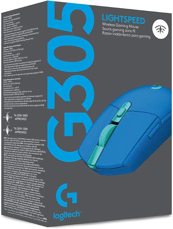 Logitech G305 LIGHTSPEED Wireless Gaming Mouse, Hero 12K Sensor, 000 DPI - Image 10