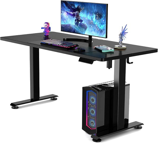Veken 55 Inch Large Electric Standing Desk, Heights Adjustable, Sit to Stand Up by Veken