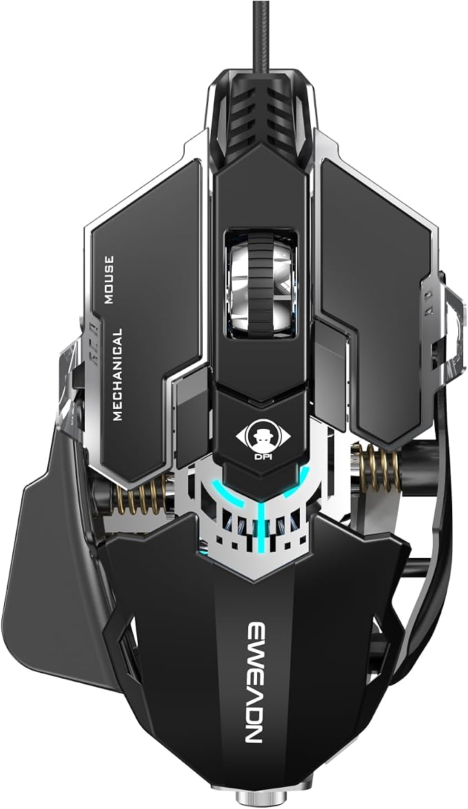 EWEADN G5 Wired Gaming Mouse, Ergonomic RGB Computer Mouse, 12800 Adjustable DPI by SEUNKWANG