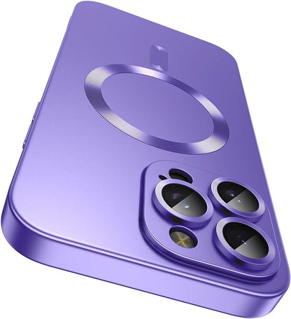 Magnetic for iPhone 15 Pro Max Case Slim Soft Silicone Bumper Shockproof by LEKEVO