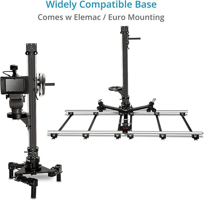 Proaim Alpine Vertical Tower Mitchell Camera Slider w Euro Base + Bag Packing - Image 3