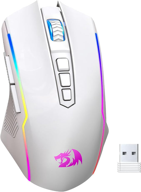 Redragon Wireless Gaming Mouse, Tri-Mode 2.4G/USB-C/Bluetooth Mouse Gaming by REDRAGON