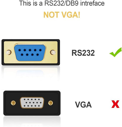 CableCreation USB to RS232 Serial Adapter, USB to RS232 Gold Plated DB9 Serial - Image 2