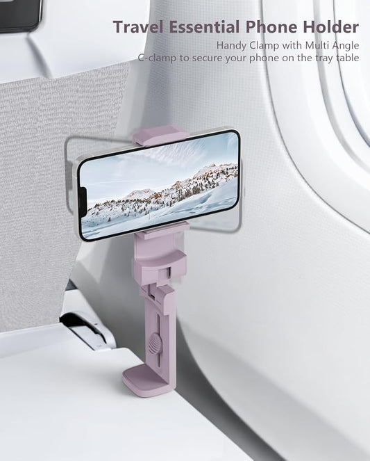 MiiKARE Travel Essentials Airplane Phone Holder, Universal Handsfree Phone Mount - Image 2