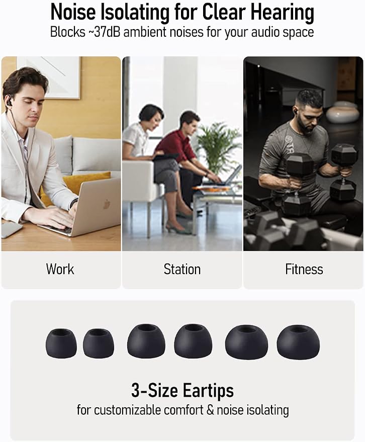 Vibes 201 Wired Earbuds in Ear Headphones, Noise Cancelling Bass Driven HiFi - Image 7