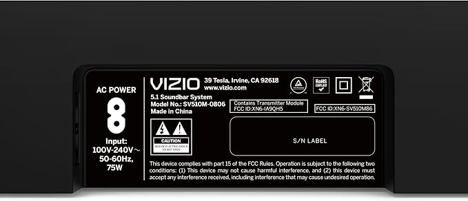 VIZIO 5.1 Soundbar SE, Wireless Subwoofer, Surround Sound w/Dolby Atmos & DTS:X - Image 19