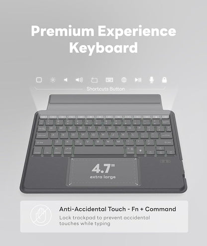 EIP Bluetooth Keyboard Case for iPad 10.2 inch & iPad Air 10.5 inch, 10.2 - Image 4