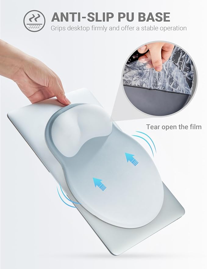 Ergonomic Mouse Pad Wrist Support, Comfortable Mouse Pad Wrist Rest, Relieve - Image 6