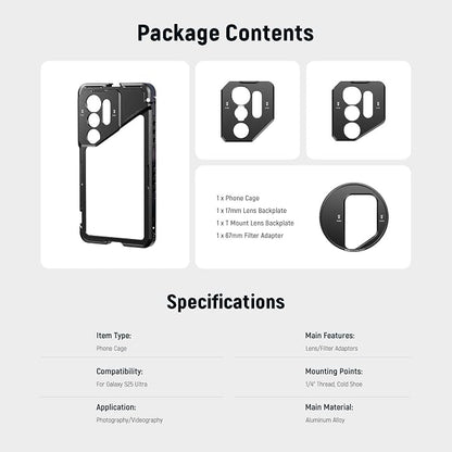NEEWER S25 Ultra Phone Cage, Mobile Video Rig Phone Stabilizer - Image 8