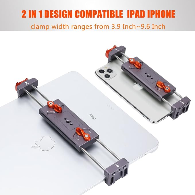 Metal iPad Tripod Mount Adapter, Tablet Holder - Image 6