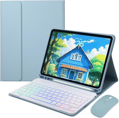 Rainbow Backlit Keyboard Case for iPad 9th / 8th / 7th Generation 10.2"/iPad by Unknown
